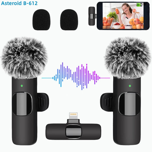 New Wireless Lavalier Microphone Portable