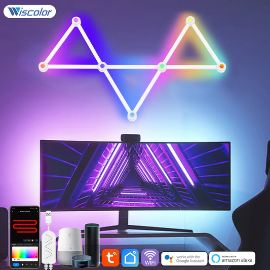 Wiscolor LED RGB Smart Wall Light DIY Atmosphere