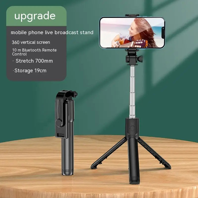 All In One Expandable Portable IPhone Tripod Selfie Stick Selfie Stick With Remote