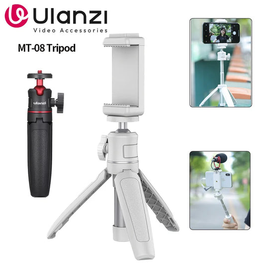 Ulanzi MT-08 Mini Tripod White Color Foldable Tripod Monopod