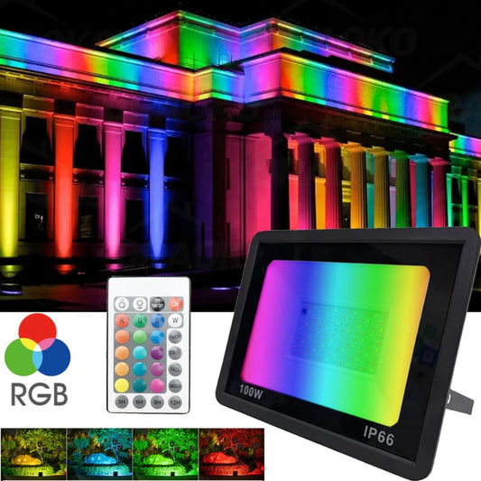 RGB LED Floodlight Reflector Outdoor