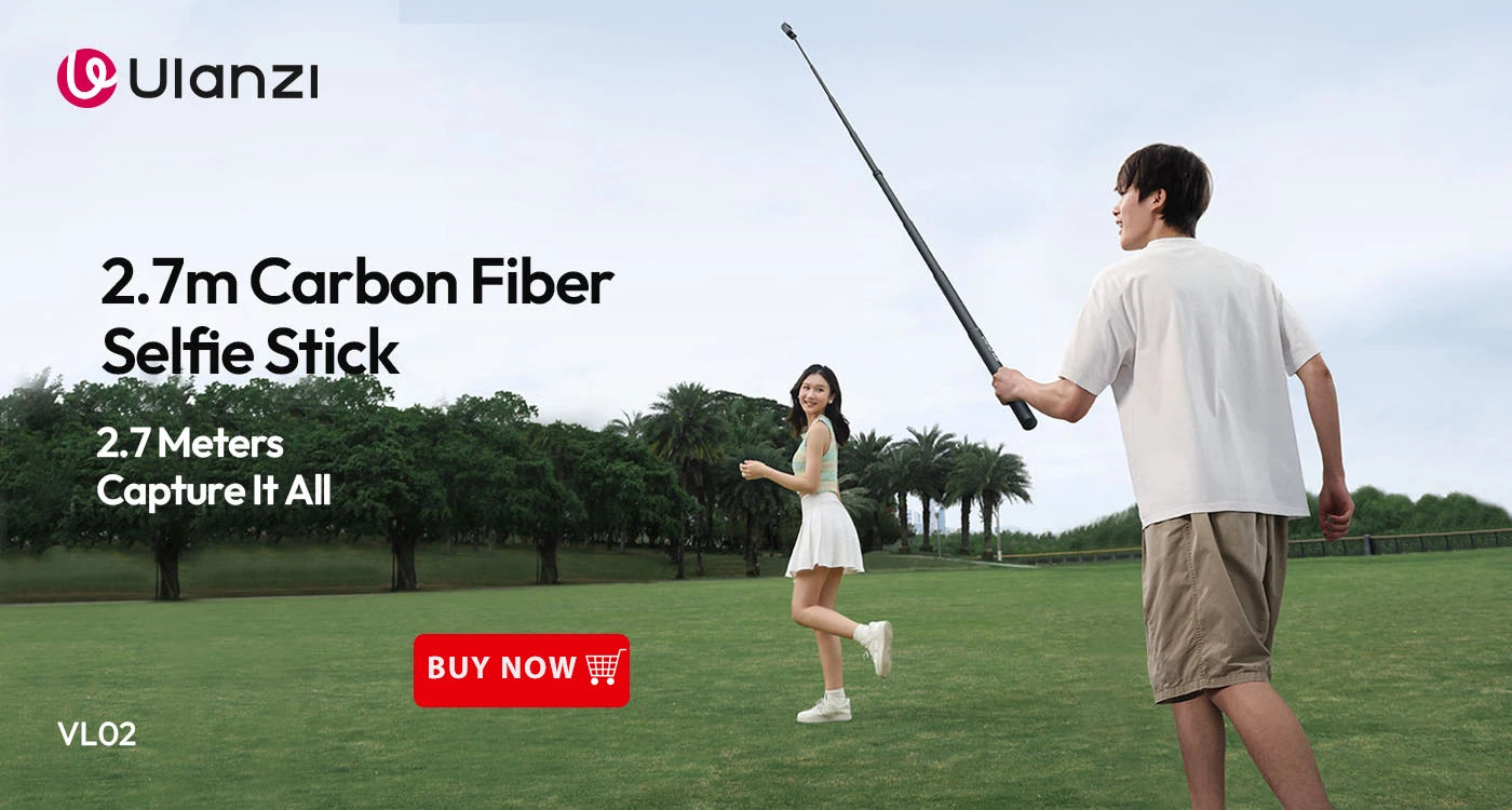 Ulanzi MT-08 Mini Tripod White Color Foldable Tripod Monopod