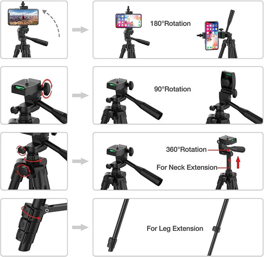 Tripod For Phone 102cm Video Recording Phone Tripod Stand