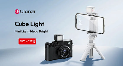 Ulanzi MT-08 Mini Tripod White Color Foldable Tripod Monopod