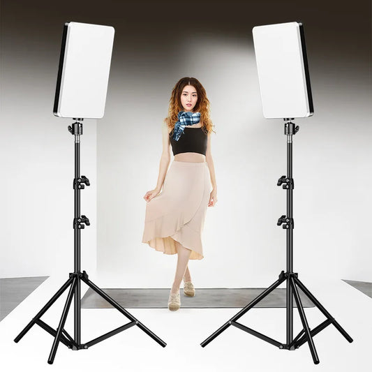 10 inch LED Video Light For Live Streaming Photo Studio Light Panel Photography Dimmable