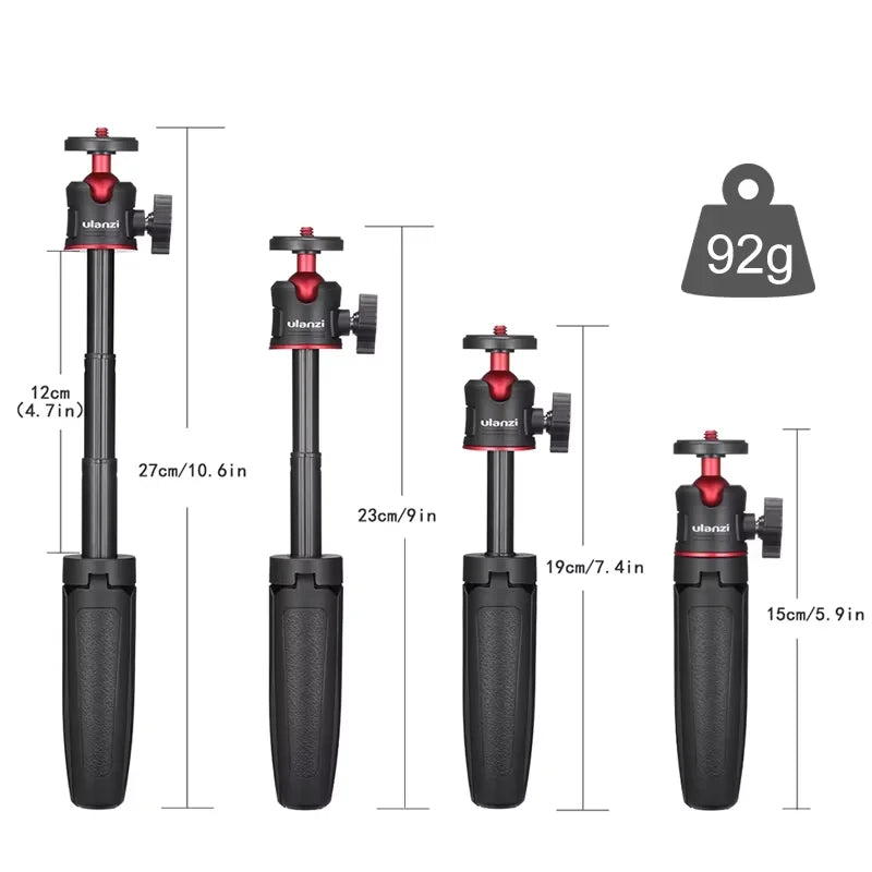 Ulanzi MT-08 Mini Tripod White Color Foldable Tripod Monopod