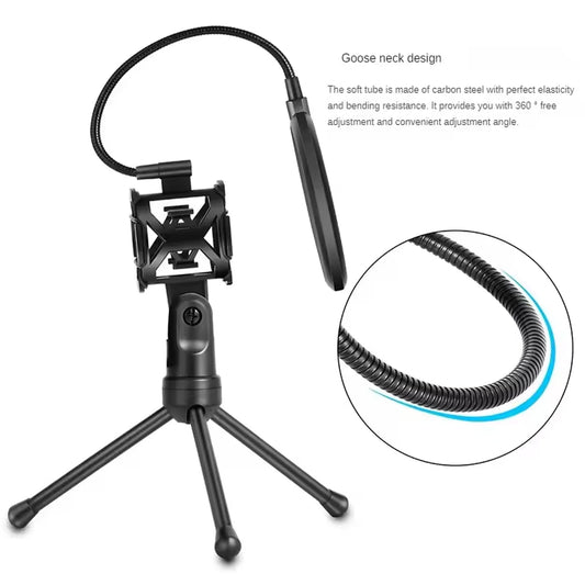 Universal Microphone Stand Foldable Desktop