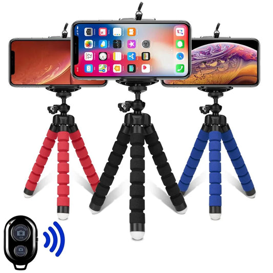 Tripods Tripod For Phone Mobile Camera Holder Clip Smartphone Monopod